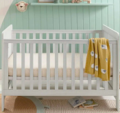 Mamas & Papas Atlas Furniture Range "Nimbus White" Cotbed